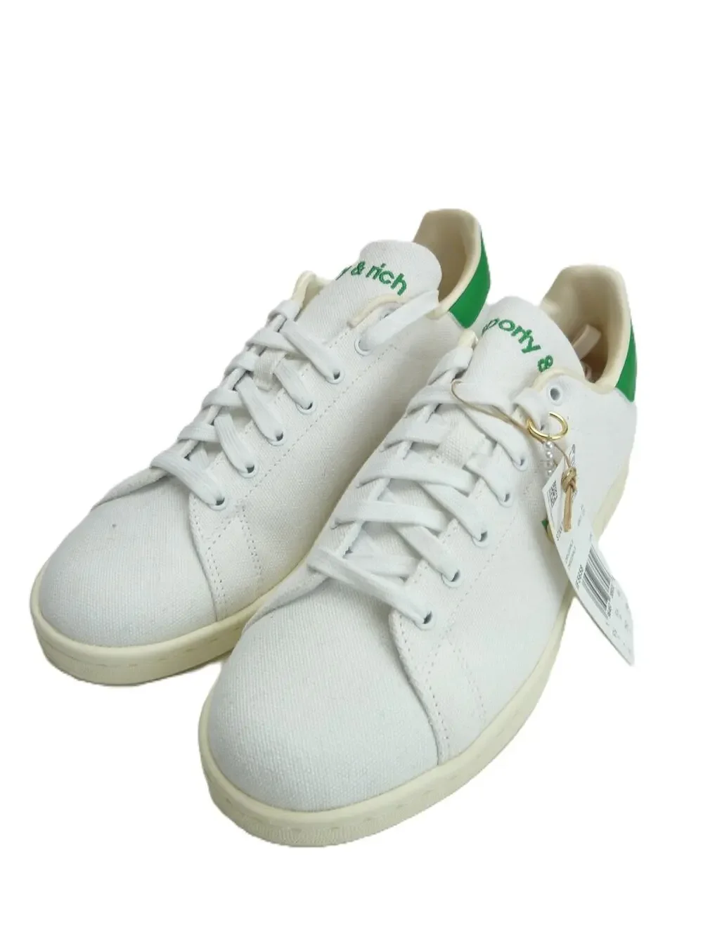 Adidas Sporty Rich Stan Smith HP5668 Sneakers Mens 7 Leather White Green Tennis